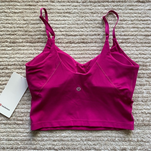 Lululemon Align Cropped Cami Tank Top A/B Ripened Raspberry NWT - Picture 4 of 5